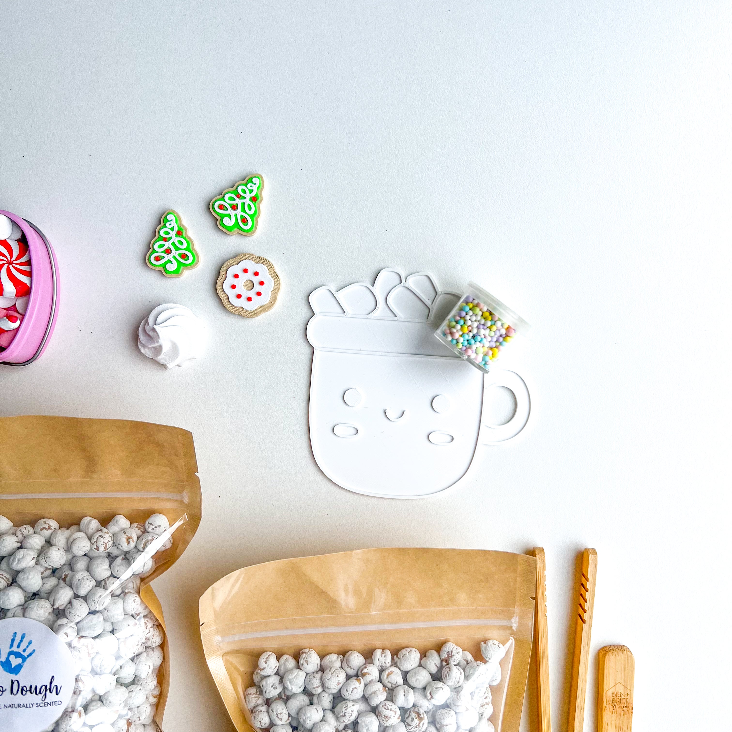 Hot Chocolate Sensory Bin Filler!