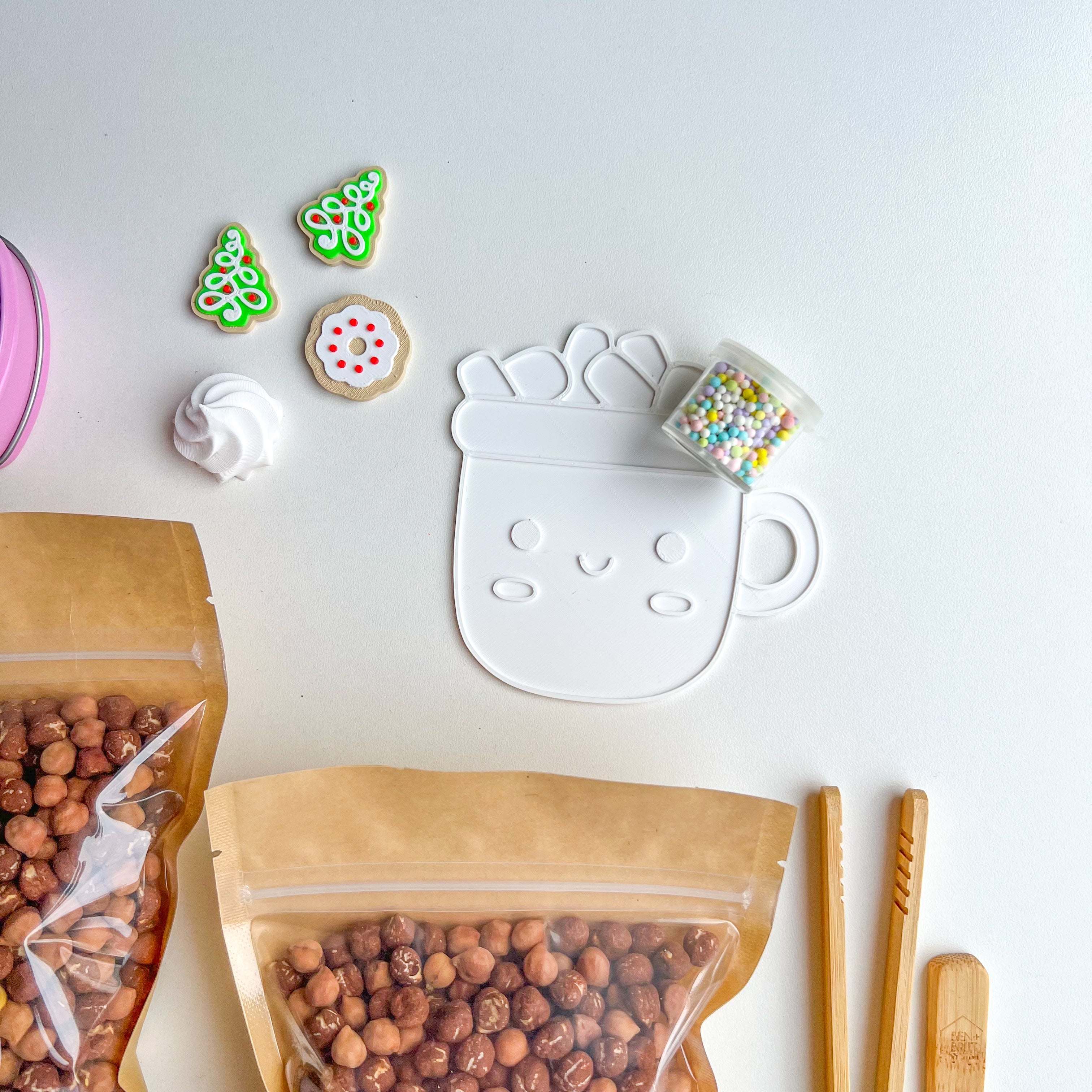 Hot Chocolate Sensory Bin Filler!